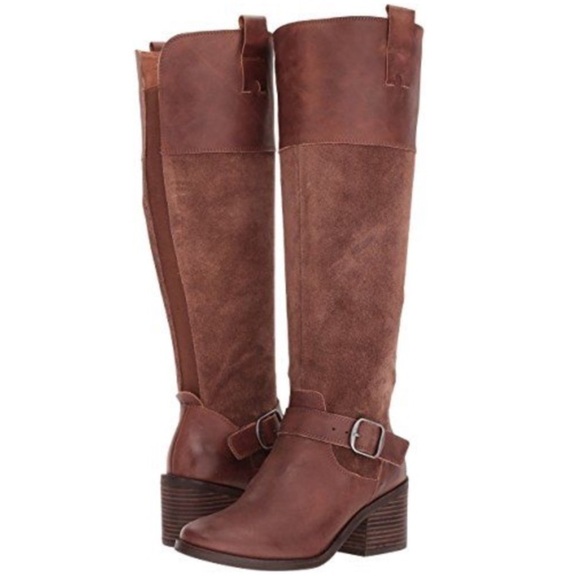 Lucky Brand Kailan Leather Boots - Picture 1 of 5